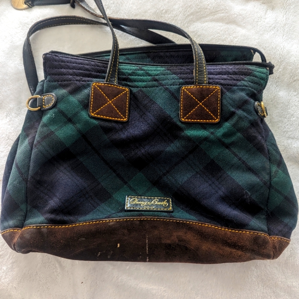 Tartan plaid dooney and Bourke bag